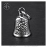 Campanello d'argento per moto Ride Fast Ride Safe - MocyBell29456