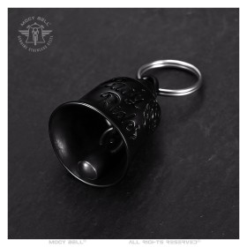 Motorradglocke Lady Rider schwarz Titanium - MocyBell29467
