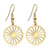 Gitane Roue des voyageurs Pendientes Acero inoxidable Oro29499