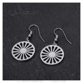 Ohrringe Gitane Roue des voyageurs Edelstahl Silber29527