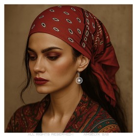 Gitane Roue des voyageurs Pendientes Acero inoxidable Plata29529