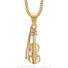 collier violon discret chaîne 50 cm