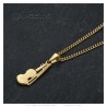 violin pendant 26x10 mm light 6 g