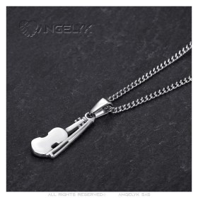 copy of 500 banknote pendant stainless steel gold coffee chain 60cm