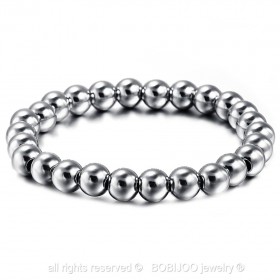 Bobijoo Stainless Steel Beads Bracelet