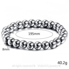 Bobijoo Stainless Steel Beads Bracelet