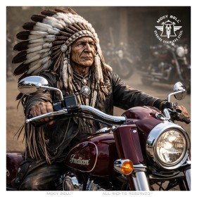 Clochette Moto Indian Biker - Guardian Bell MocyBell29800