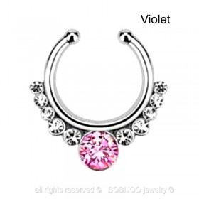 PIP0002 BOBIJOO Jewelry Setto Naso Finto Piercing 5 Colori da scegliere