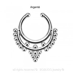 PIP0004 BOBIJOO Jewelry Setto Naso Finto Piercing 2 Colori a scelta