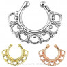 PIP0005 BOBIJOO Jewelry Tabique Falso Piercing en la Nariz 3 Colores a elegir