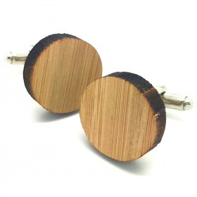 BM0016 BOBIJOO Jewelry Gemelli In Legno Neutro Giro