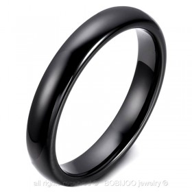 AL0035 BOBIJOO Jewelry Alleanza Anello in Ceramica Nera 3mm Misto