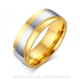 AL0036 BOBIJOO Jewelry Alliance Couple, Gold, Zirconium Strass