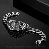 GO0003 BOBIJOO Jewelry Curb Catena Bracciale Massonica Frank Mason