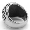 BA0074 BOBIJOO Jewelry Ring Signet Templar Cross Templi Signum Militie