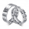 AL0010 BOBIJOO Jewelry Alliance Ring Ring Stainless Steel Rhinestone Couple