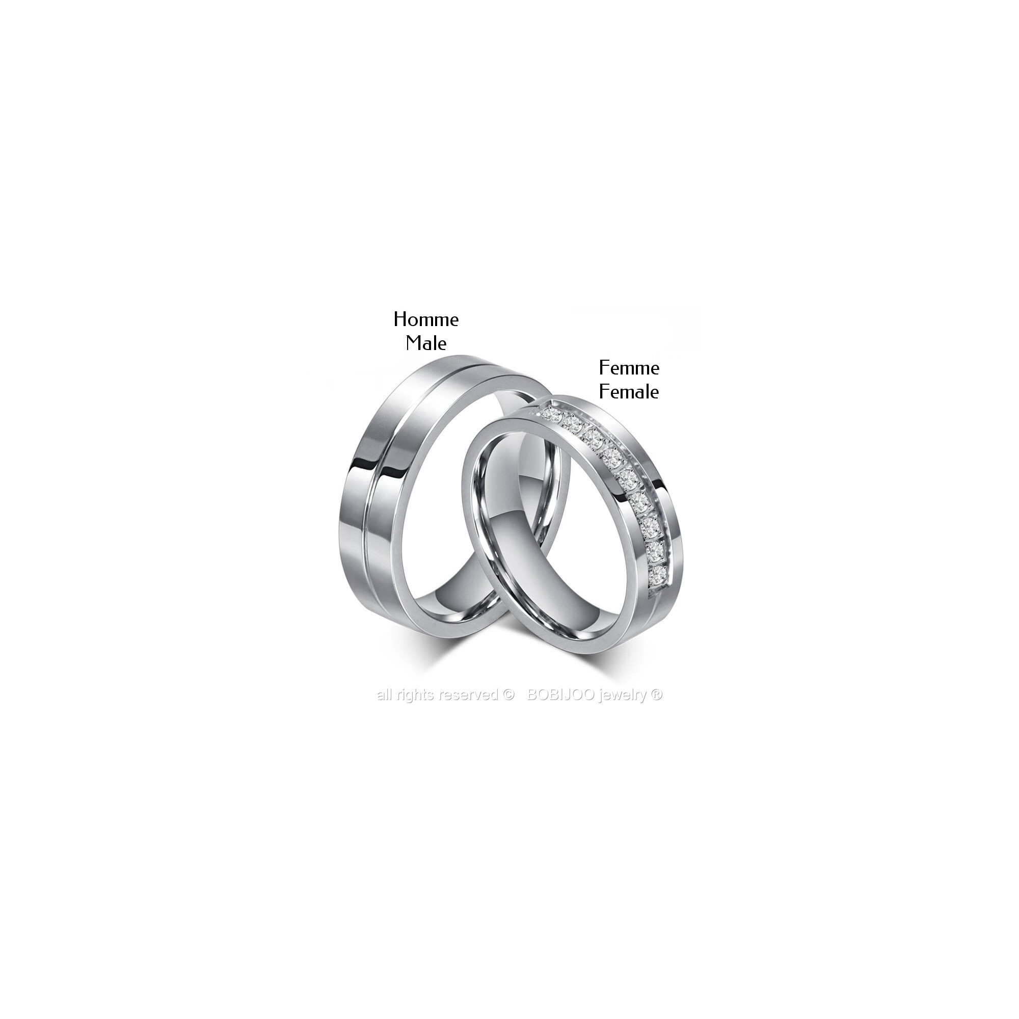 Wedding Rings Alliance Homme Et Femme Or Couple Rings For Amazon