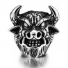 BA0121 BOBIJOO Jewelry Signet Gypsy Showman Camargue Bull Steel