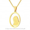 PEF0029 BOBIJOO Jewelry Ciondolo Donna in Viso, Vergine Maria, Oro