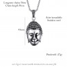 Pendentif Tête de Bouddha Bali Asie Acier Inoxydable bobijoo