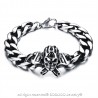 GO0008 BOBIJOO Jewelry Curb Catena Bracciale In Acciaio Inox Biker Meccanico