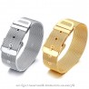 BR0181 BOBIJOO Jewelry Strap Belt Woman Silver or gold 18mm