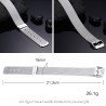 BR0181 BOBIJOO Jewelry Strap Belt Woman Silver or gold 18mm