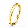 AL0023 BOBIJOO Jewelry Alliance Fine 3mm Mixed Stainless Steel Gold-plated finish