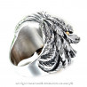 BA0151 BOBIJOO Jewelry Siegelring Ring Biker Mann Mi Ange Mi-Daemon