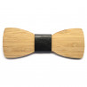 NP0011 BOBIJOO Jewelry Classical Chic Bamboo Wood Bow Tie