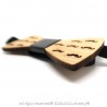 NP0014 BOBIJOO Jewelry Bamboo Wood Bow Tie with Mustaches