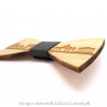 NP0020 BOBIJOO Jewelry Bow-Tie Holz Bambus Rom Italien