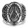 BA0187 BOBIJOO Jewelry Signet Ring Freemasonry UGLQ PHOENIX LOGDE 85