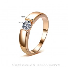 SOL0007 BOBIJOO Jewelry Lonely Alliance Ring Ring Zirconia 5mm