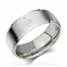 BA0010 BOBIJOO Jewelry Ring-Alliance-Ring Freimaurerei Stahl zur Auswahl