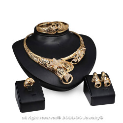 PA0012 BOBIJOO Jewelry Ornamento di Nozze fantasia Sera d'Oro Falso in Oro Massiccio